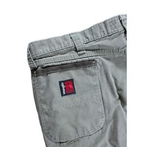 Wrangler Riggs Workwear Trousers Men'S 44X30   Khaki Ripstop Carpenter